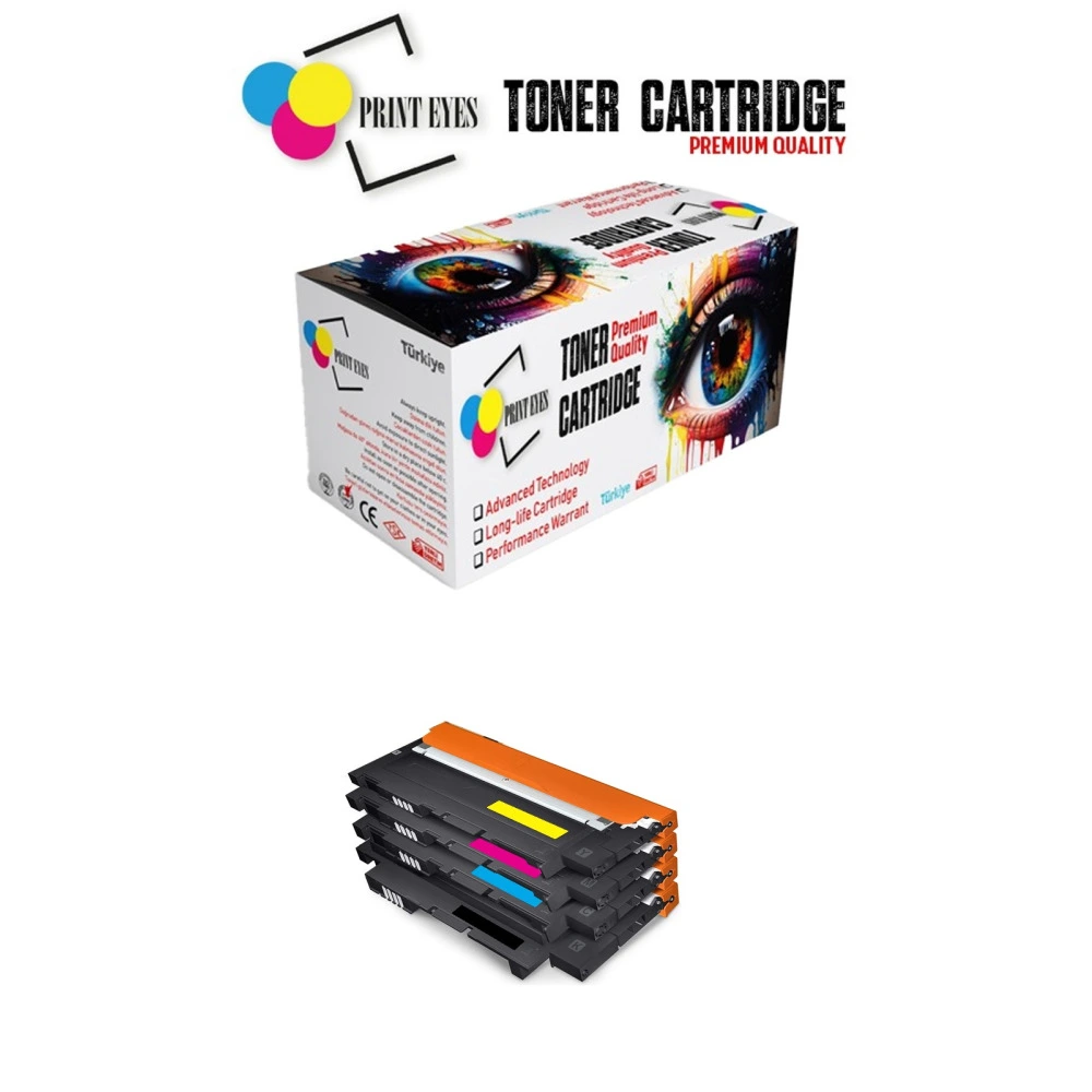 Samsung Clt 407 Uyumlu 4 Renk Muadil Toner Seti