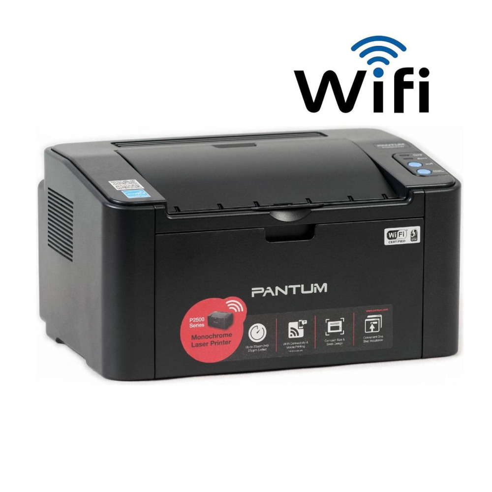 Pantum P2500W Yazıcı Wi-Fi Mono Lazer Yazıcı ( Opsiyonel Dolum İmkanı )
